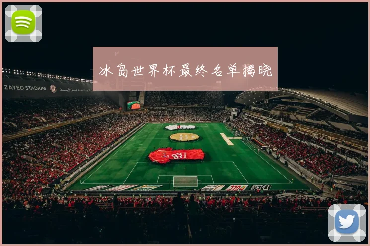 冰岛世界杯最终名单揭晓